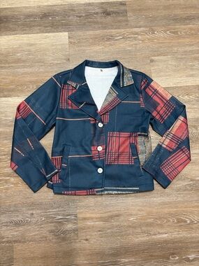 Women’s Plaid Blazer